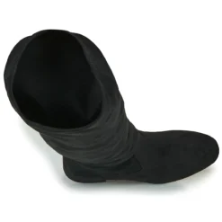 Vanessa Wu CUISSARDES HAUTES Noir -Chaussures Soldes 18289204 1200 F