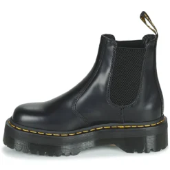 Dr. Martens 2976 QUAD BLACK SMOOTH -Chaussures Soldes 22554954 1200 D