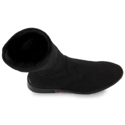 AMOUR Toile Suédée Stretch Noire 13 AMOUR Toile Suédée Stretch Noire -Chaussures Soldes 22996848 1200 F