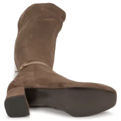 ANNA TOILE SUEDE STRETCH TAUPE -Chaussures Soldes 22996853 1200 G