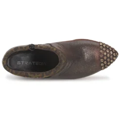 Strategia AILLA Kaki Aluminium 12 Strategia AILLA Kaki Aluminium -Chaussures Soldes 241639 1200 F