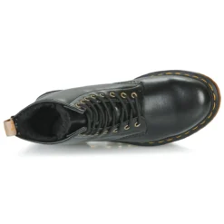 Dr. Martens VEGAN 1460 BLACK NORFOLK Noir -Chaussures Soldes 24883320 1200 F