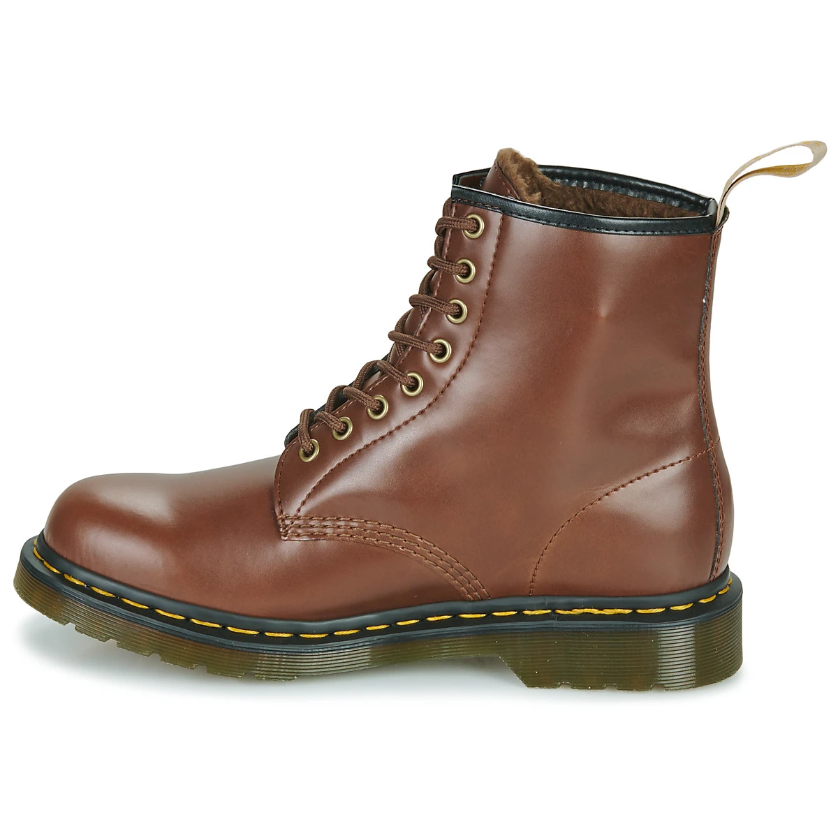 Dr. Martens VEGAN 1460 BROWN NORFOLK Marron 4 Dr. Martens VEGAN 1460 BROWN NORFOLK Marron – Image 4