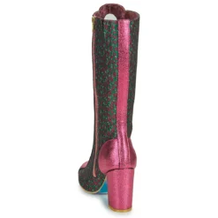 IRREGULAR CHOICE DITSY DARLING Rose / Vert -Chaussures Soldes 25861474 1200 E