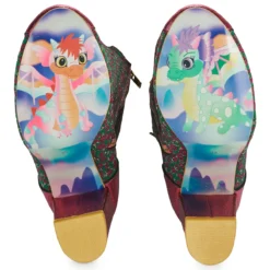 IRREGULAR CHOICE DITSY DARLING Rose / Vert -Chaussures Soldes 25861474 1200 G