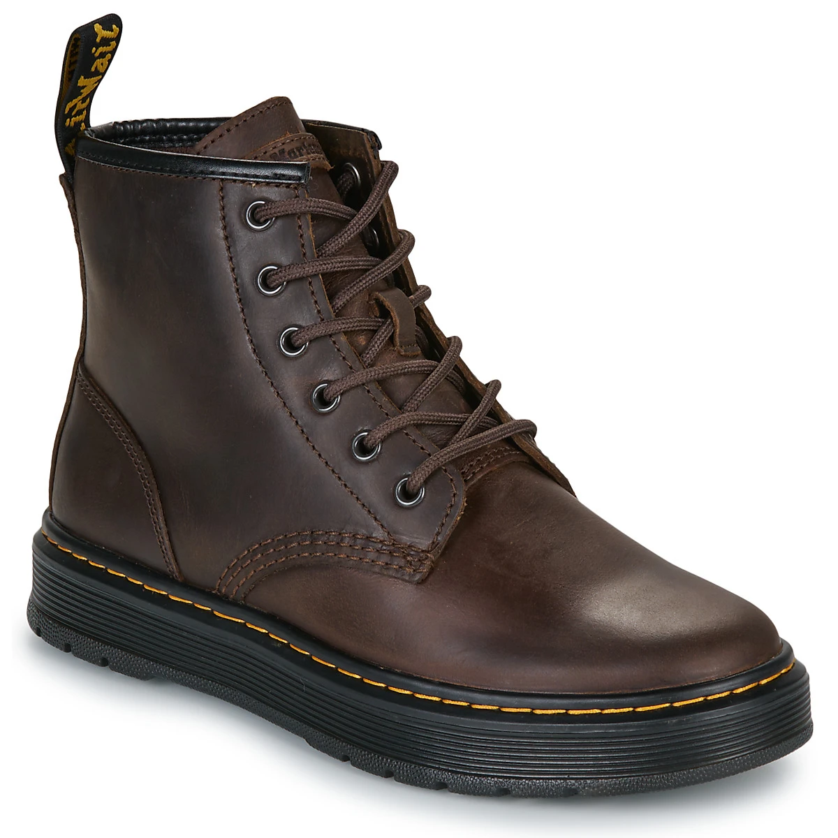 Dr. Martens Brookline Chukka 6 Eye Boot Dark Brown Crazy Horse Marron 1 Dr. Martens Brookline Chukka 6 Eye Boot Dark Brown Crazy Horse Marron