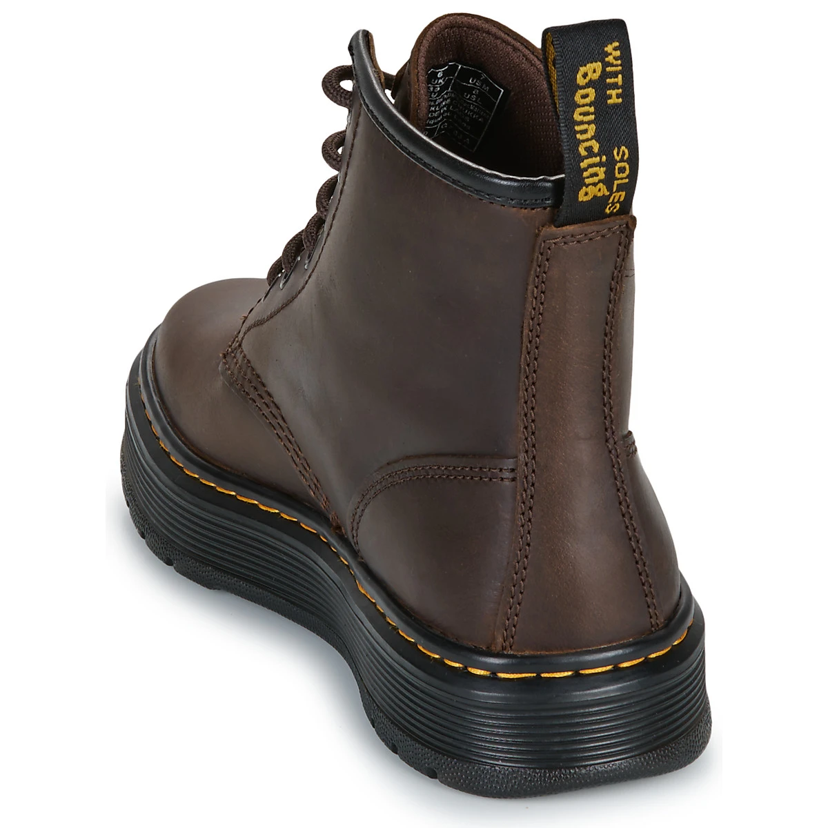 Dr. Martens Brookline Chukka 6 Eye Boot Dark Brown Crazy Horse Marron 5 Dr. Martens Brookline Chukka 6 Eye Boot Dark Brown Crazy Horse Marron – Image 5