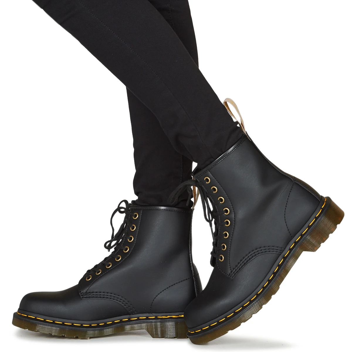Dr. Martens VEGAN 1460 BLACK FELIX RUB OFF Noir 8 Dr. Martens VEGAN 1460 BLACK FELIX RUB OFF Noir – Image 8