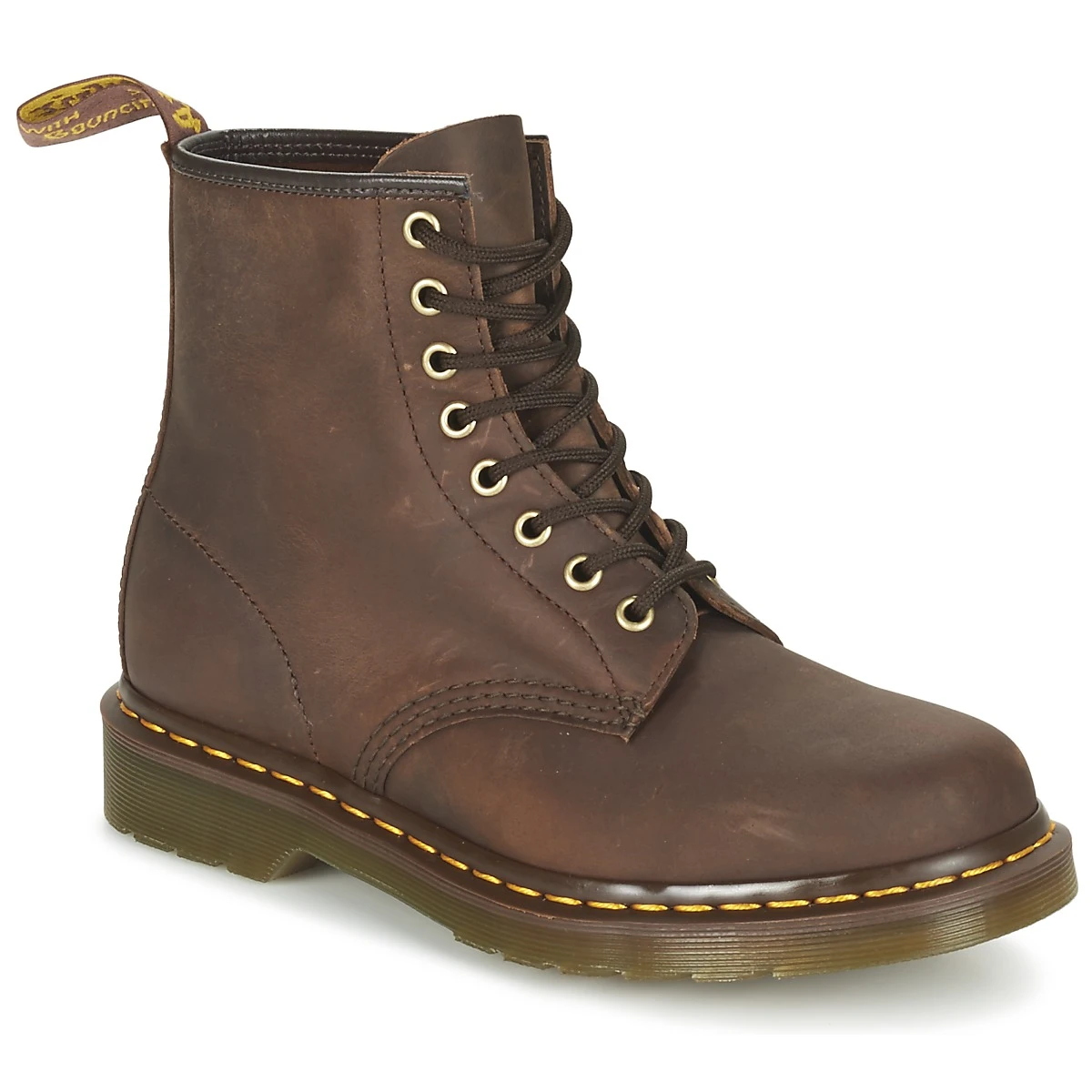 Dr. Martens 1460 GAUCHO CRAZY HORSE Marron Foncé